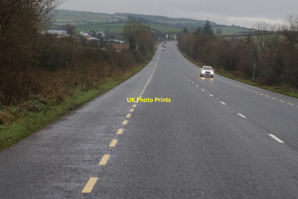 Photo 6"x4" The N13 towards Killycreen Newtown Cunningham c2015