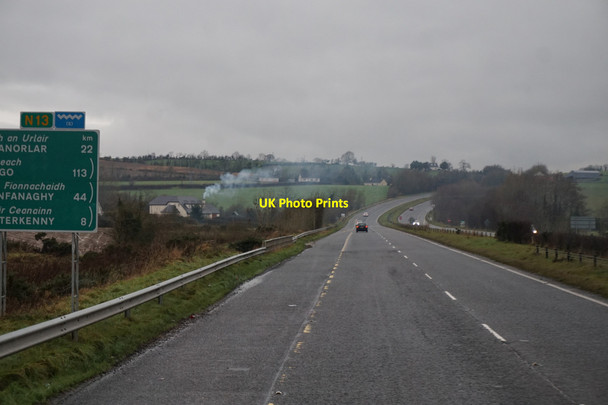 Photo 6"x4" The N13 towards Letterkenny Manorcunningham c2015