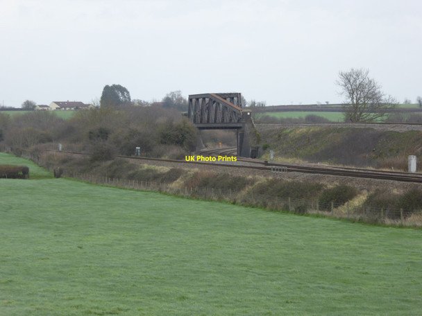 Photo 6"x4" Railway bridge at Cogload Junction Outwood\/ST3028 c2015