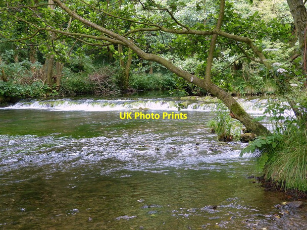 Photo 6"x4" Weir on the River Dove, Dovedale Ilam c2014
