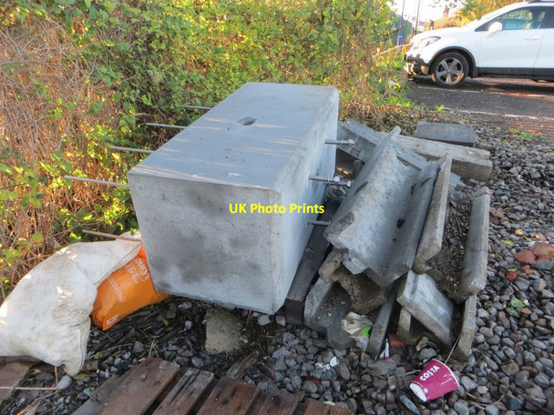 Photo 6"x4" Concrete Block Cholsey c2015