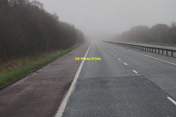 Photo 6"x4" M1 eastbound towards junction 11 Craigavon c2015