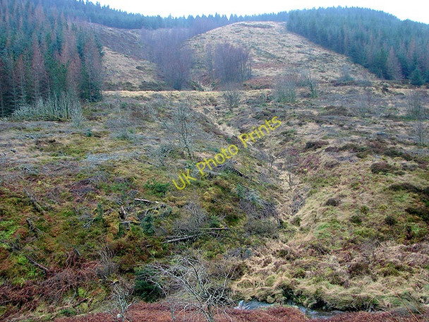 Photo 6"x4" A small nant flows into Afon Hore Pont Rhydgaled c2009