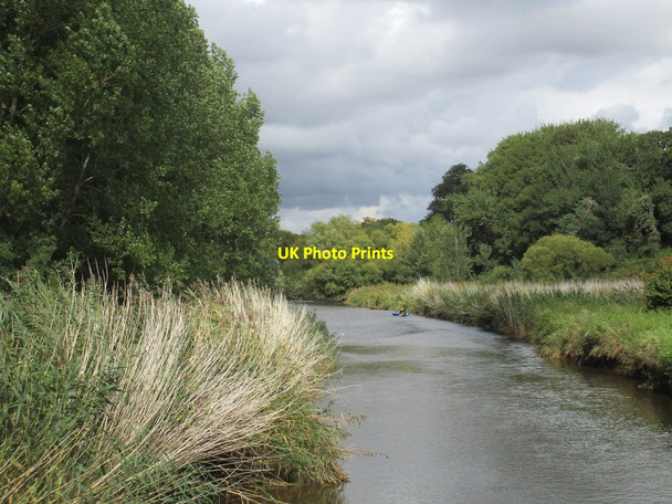 Photo 6"x4" Canoeing on the River Otter Budleigh Salterton c2015