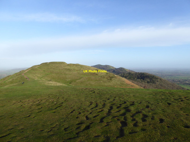 Photo 6"x4" Herefordshire Beacon from the south Little Malvern c2015