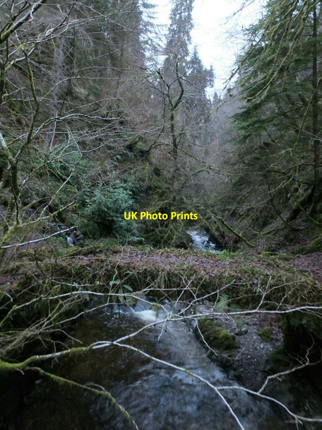 Photo 6"x4" Old bridge over the Moniack Burn in Reelig Glen South Clunes c2016