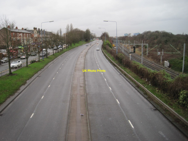Photo 6"x4" Tollhouse Way and Birmingham-Wolverhampton railway, Smethwick Smethwick c2016