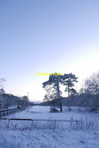 Photo 6"x4" Evening beside the A703 Darnhall Mains c2016
