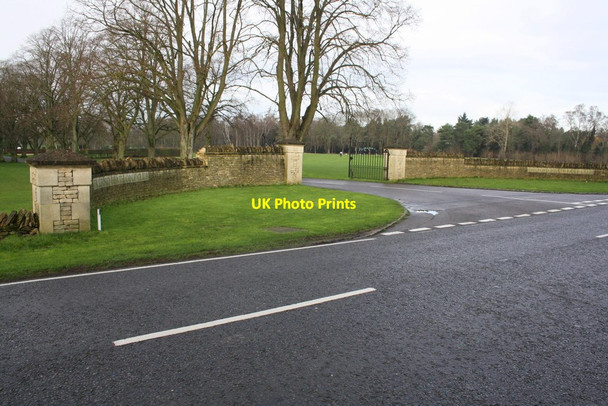 Photo 6"x4" Entrance to Frilford Heath Golf Club from A338 Frilford c2016