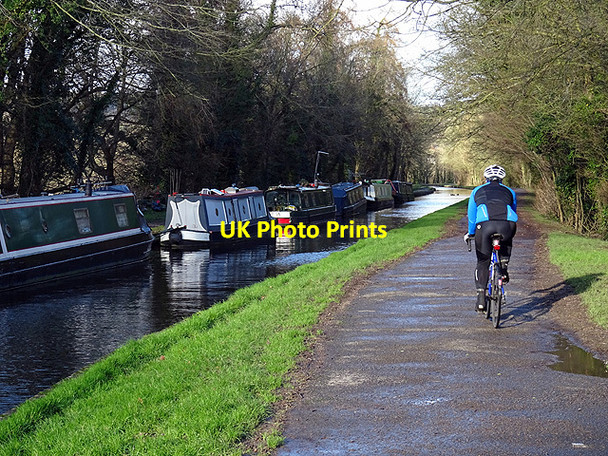 Photo 6"x4" Cycling beside the Llangollen Canal Cefn-bychan\/SJ2741 c2016