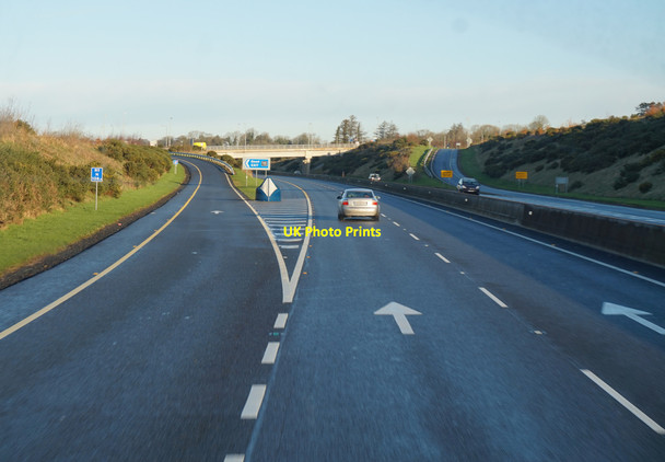 Photo 6"x4" The M9 Northbound at Junction 11 Mullinavat c2016