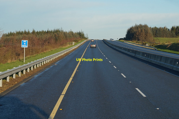 Photo 6"x4" M9 Northbound towards junction 10 Hugginstown c2016