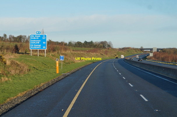 Photo 6"x4" M9 Northbound towards junction 9 Knocktopher c2016