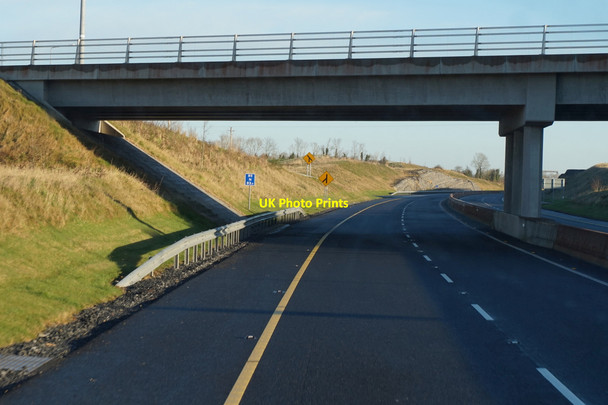 Photo 6"x4" M9 Northbound at junction 9 Bennettsbridge c2016
