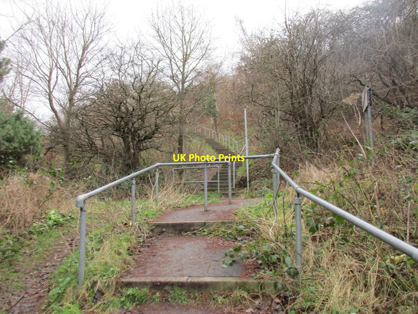 Photo 6"x4" Footpath crossing Kilner Bank Huddersfield c2016