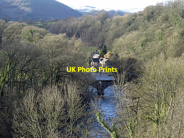 Photo 6"x4" Road bridge in the Dee Valley Garth Trevor c2016