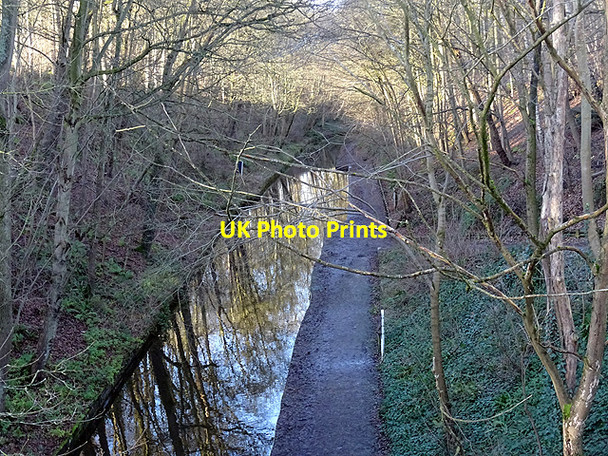 Photo 6"x4" Llangollen Canal viewed from the minor road bridge at Chirk Chirk\/Y Waun c2016
