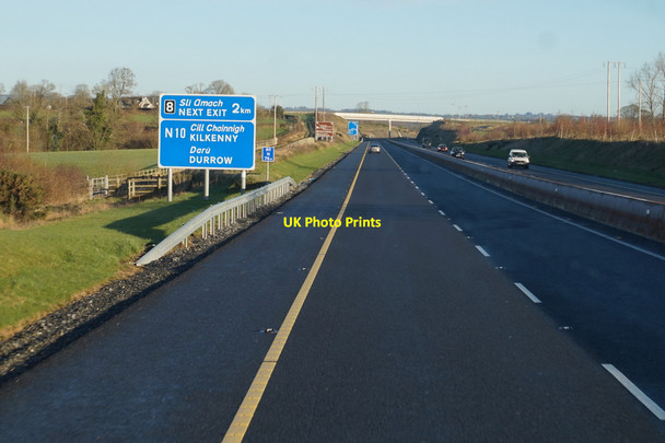 Photo 6"x4" The M9 Northbound towards junction 8 Bennettsbridge c2016 P2