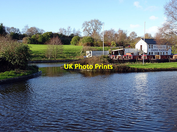 Photo 6"x4" The entrance to Chirk Marina, Llongollen Canal Bryn-yr-Eos c2016