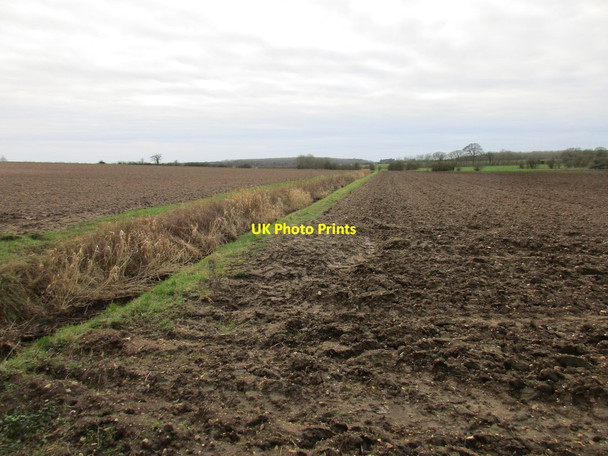 Photo 6"x4" Drain below Hill Top Farm Mareham le Fen c2016