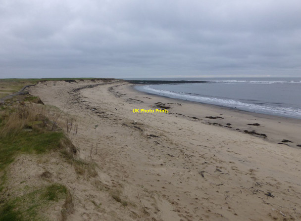 Photo 6"x4" Beach beside Newbiggin Moor Newbiggin-by-the-Sea c2016