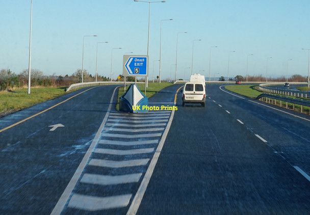 Photo 6"x4" M9 Northbound at junction 5 Tinryland c2016