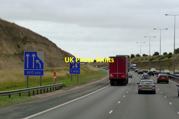Photo 6"x4" Prepare for End of Motorway Knottingley c2015