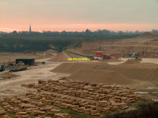 Photo 6"x4" Greetham Quarry Greetham\/SK9214 c2016