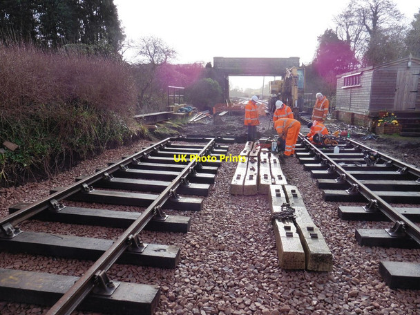 Photo 6"x4" Extending the loop line at Williton Watchet c2016