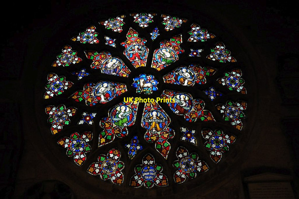 Photo 6"x4" Stained glass window, Cheltenham Minster, St Mary\u00e2\u0080\u0099s Cheltenham c2015