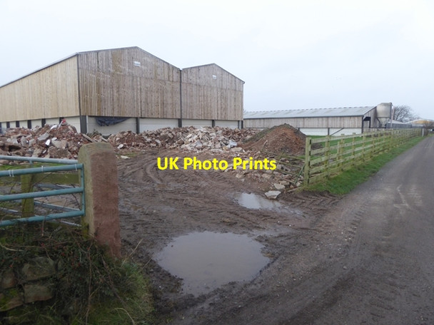 Photo 6"x4" Barn at Holmesmill Farm Rockcliffe Cross c2016