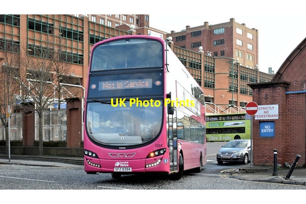 Photo 6"x4" Metro bus, Glengall Street, Belfast (January 2016) Belfast c2016
