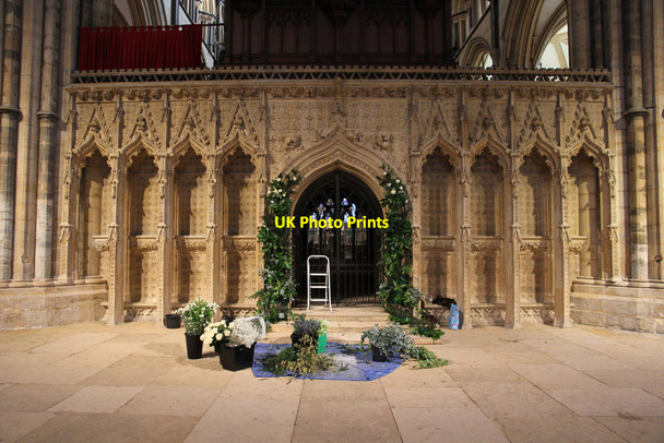 Photo 6"x4" Rood Screen Lincoln c2016