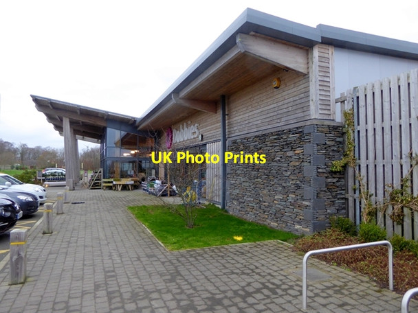 Photo 6"x4" Frontage of Dobbie's Garden Centre Cardewlees c2016