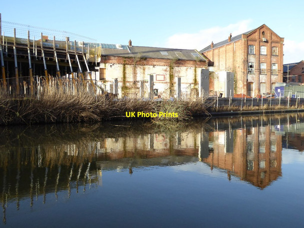 Photo 6"x4" Former factory buildings Worcester c2016