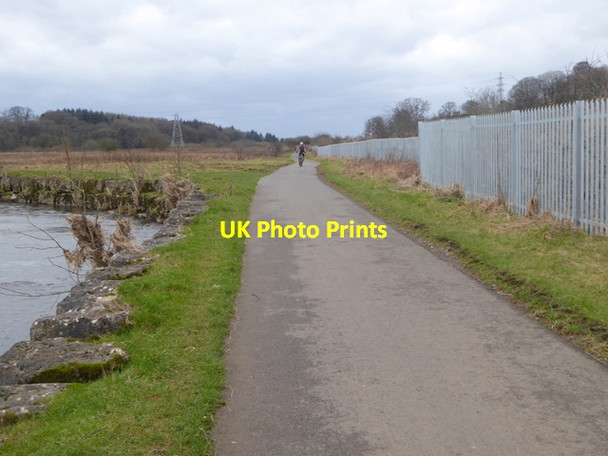 Photo 6"x4" Caldew Cycleway below Brownelson Cummersdale c2016