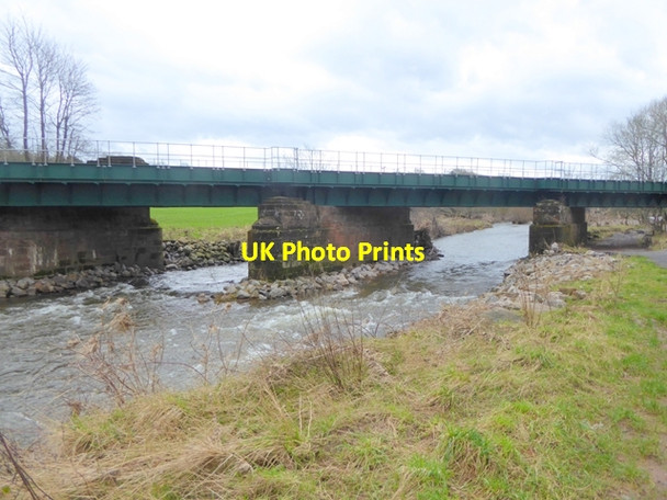 Photo 6"x4" Railway bridge over the River Caldew Blackwell\/NY4053 c2016
