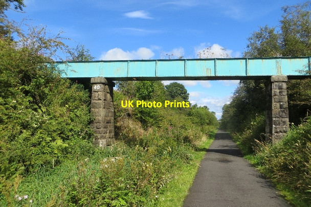 Photo 6"x4" A novel burn crossing Kilbirnie c2015
