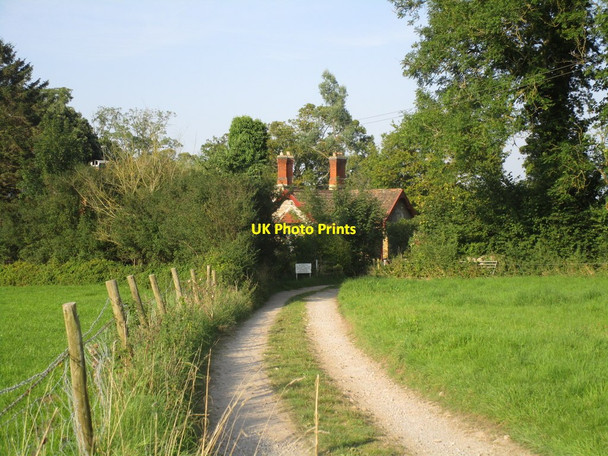 Photo 6"x4" Track and Lodge to Thornbury Park Farm Thornbury\/ST6490 c2014