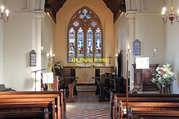 Photo 6"x4" St Mary the Virgin, Stapleford Abbotts - Chancel Curtismill Green c2016