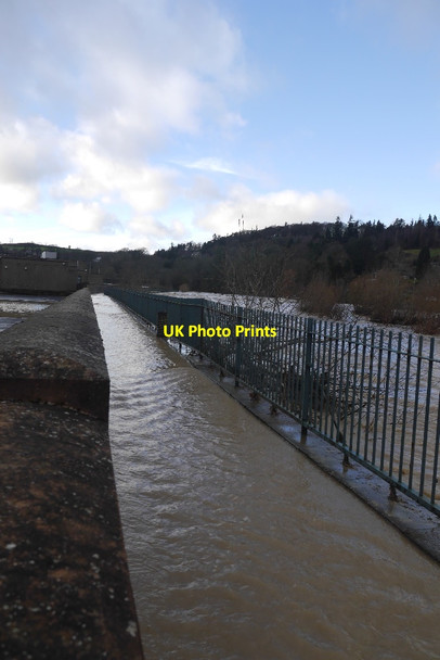 Photo 6"x4" Flooded path, Hawick Hawick c2016