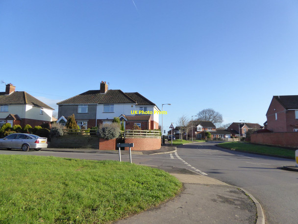Photo 6"x4" Baymead Lane and Dyers Green, North Petherton Compass\/ST2933 c2016