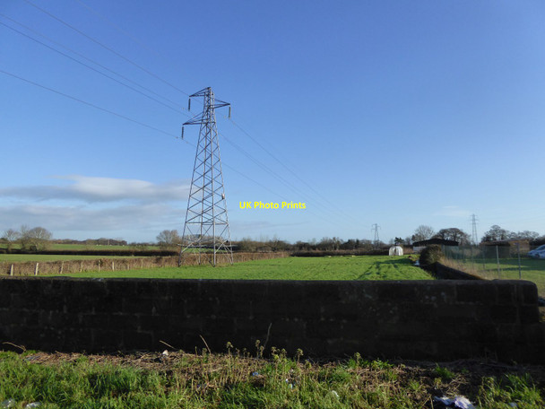 Photo 6"x4" Pylon and lines near Brook Farm, North Petherton Compass\/ST2933 c2016