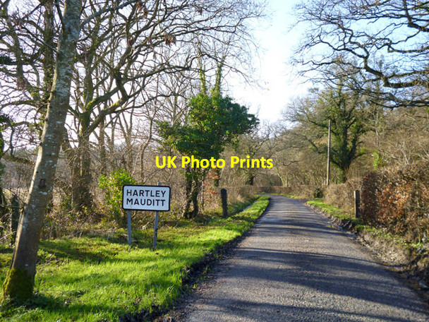 Photo 6"x4" Lane to Hartley Mauditt Oakhanger\/SU7635 c2016