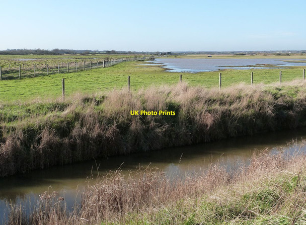 Photo 6"x4" Old Hall Marshes, an RSPB nature reserve Salcott-cum-Virley c2016