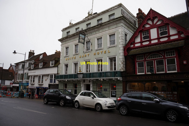Photo 6"x4" White Hart Hotel Lewes c2016