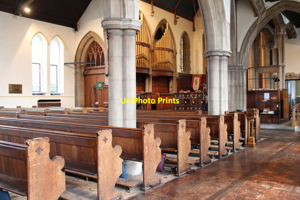 Photo 6"x4" St John the Baptist, Leytonstone - Interior Wanstead c2016