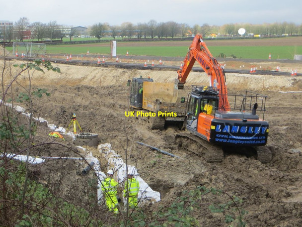 Photo 6"x4" Working on the Drainage Chilton\/SU4885 c2016