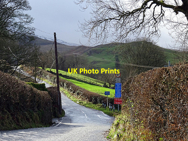 Photo 6"x4" Road junction near Llanuwchllyn Pandy\/SH8729 c2016