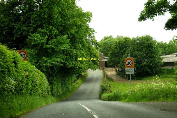 Photo 6"x4" The B6251 enters Bracewell Barnoldswick\/SD8746 c2015